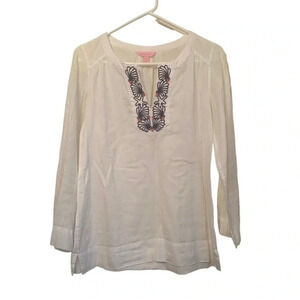 Lilly Pulitzer Tops Lilly Pulitzer Thandie Embroidered Tunic